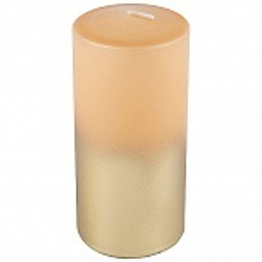 Свеча Deco Christmas 56*120 бежево-золотая 103385 (12/1)