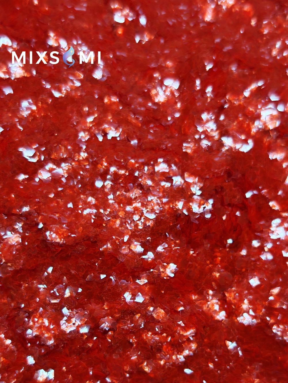 Хлопья - слюда 88656 Оранжевый неон - для литья изделий и творчества