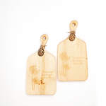 Набор из двух разделочных досок с гравировкой "Самые ценные вещи в жизни - совсем не вещи". RDN35