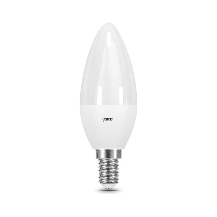 Лампа светодиодная Gauss E14 6.5W 6500K матовая 103101307