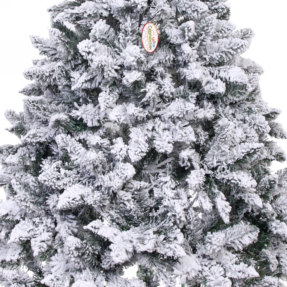 Ёлка «Снежные огни» 180 см, ПВХ с белым напылением 230 ламп LED (728 веток)