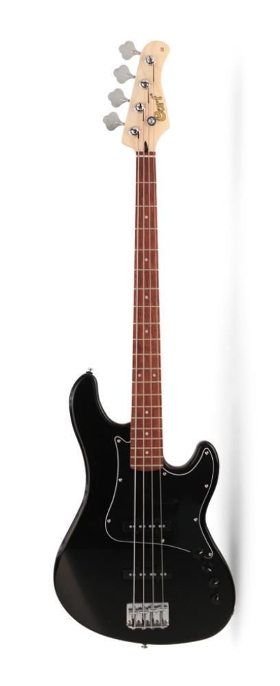 Cort GB34JJ-BK GB Series Бас-гитара, черная. Звукосниматели: Jazz. Электроника: активная, 2-полосный эквалайзер.