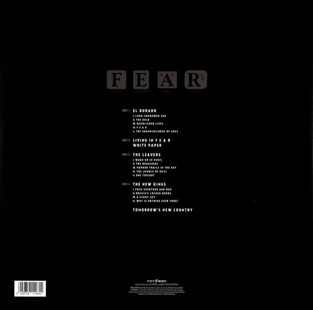 Marillion / FEAR (Fuck Everyone And Run)(2LP)