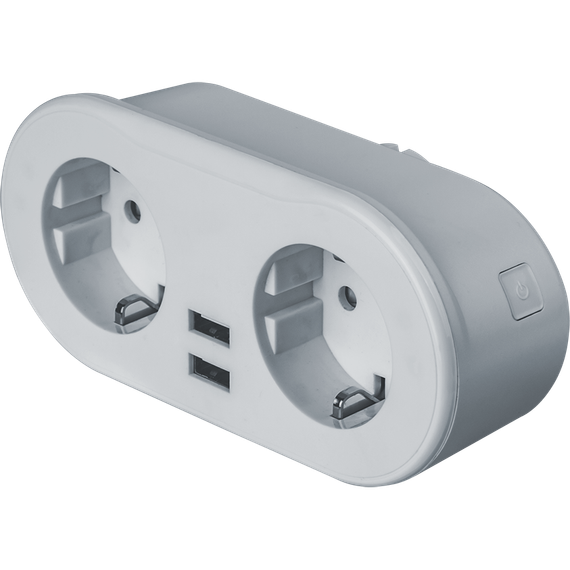 Разветвитель 2зк 2USB Wi-Fi 37407