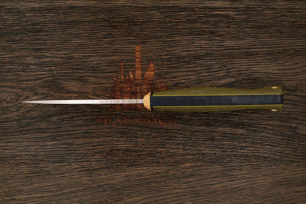 Нож туристический UralEDC Уралец-2024 (№7 из 30), клинок 118мм, сталь AR-RPM9