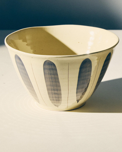 Zara Home блюдо сервировочное из фаянса, цвет синий, 27 см