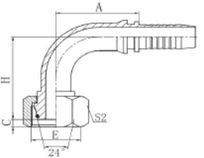 Фитинг DN 16 DKO-L (Г) 27x2 18 (90)
