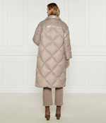 Пуховое пальто 2в1 Marella SPORT - бежевый(34960252)