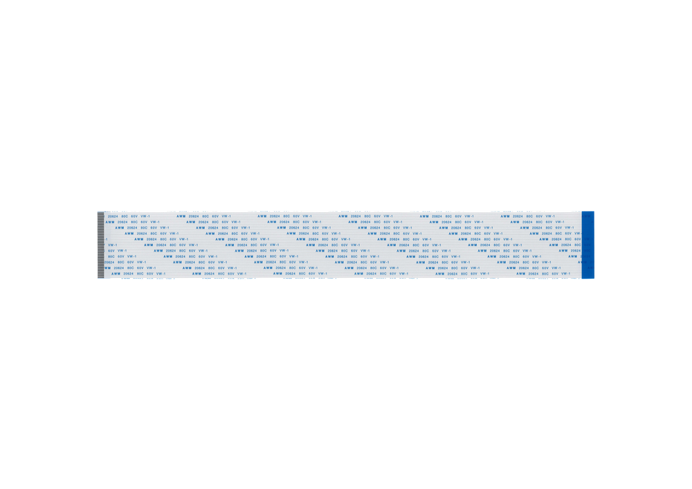 Шлейф 40 pin, 30 см, шаг 1 мм FFC, обратный Б