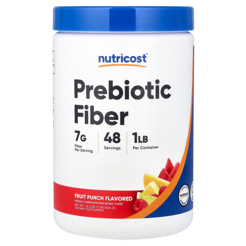 Nutricost, Пребиотическая клетчатка, фруктовый пунш, 454 г (16,2 унции)