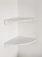 Комплект угловых полок. 2 штуки 25*25 см