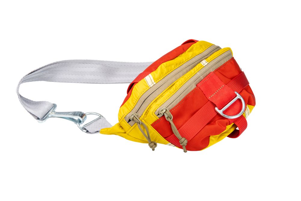 Сумка Stratopacks поясная SP-S1262 красно-желтая