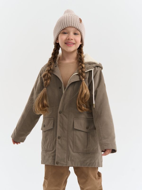 Парка демисезонная на меху 