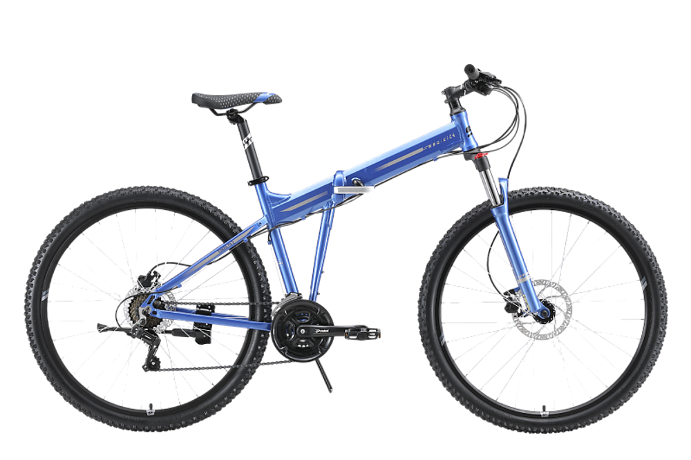 Велосипед 29" Stark'23 Cobra 29.2 HD р.20" синий/серебристый/черный