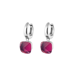 Серьги Qudo Firenze light fuchsia 300303 R/S