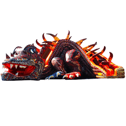 Коммерческий надувной батут "Мега - дракон"