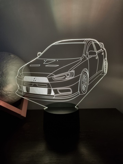 Светильник "Автомобиль Mitsubishi Lancer X"  ( Лансер 10 )