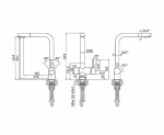 Смеситель для кухни Paulmark Skalen Sk213020-LG светлое золото