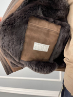 Кашемировая куртка Brunello Cucinelli внутри с мехом