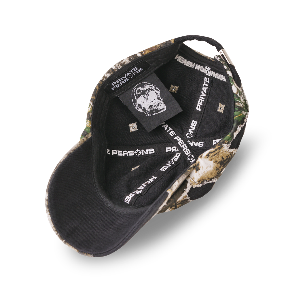 "PRIVATE" DOUBLE-LAYER CAMO CAP