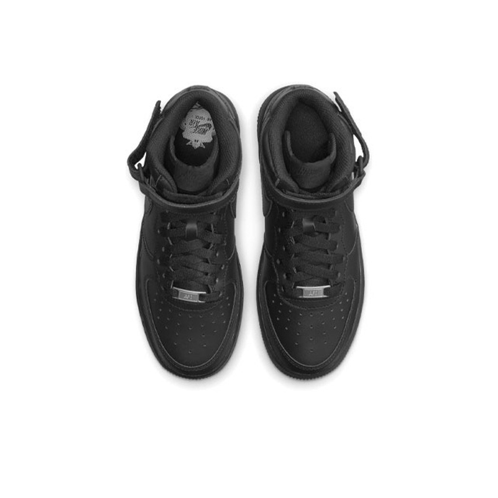 Кроссовки Nike Air Force 1 Mid GS Triple Black