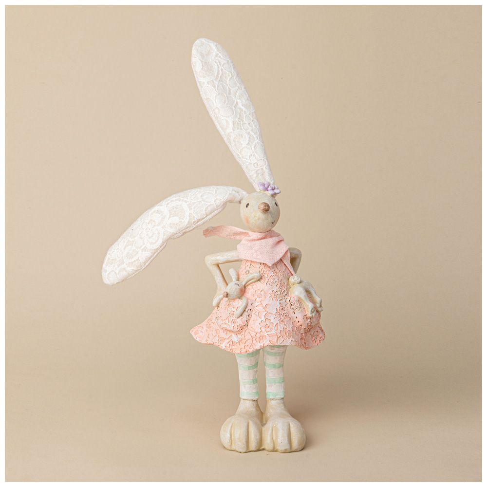 ФИГУРКА ДЕКОРАТИВНАЯ КРОЛИК 10X10X29.5СМ