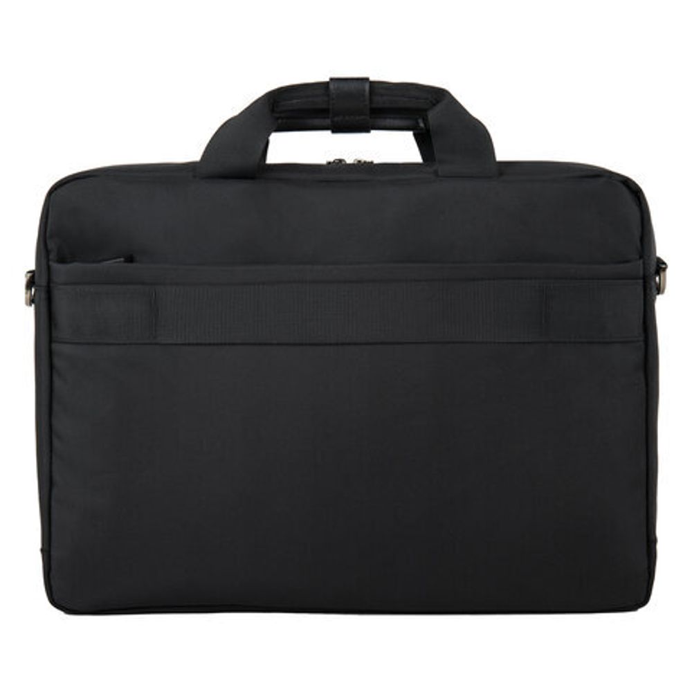 Сумка портфель BRAUBERG Expert с отделением для ноутбука 15,6", 2 отделения, черная, 30х40х10 см, 270824