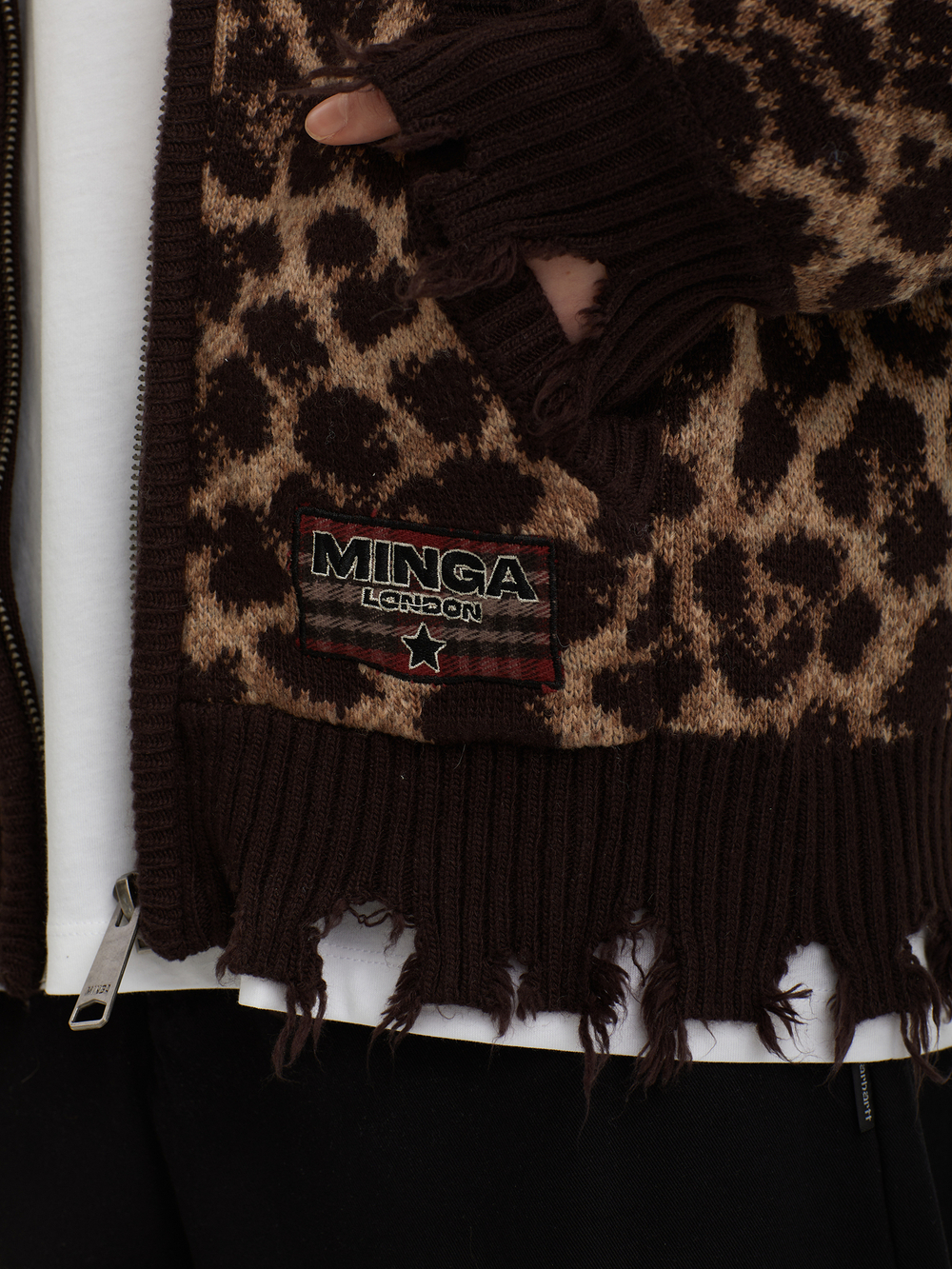Женская Куртка Leopard Zip-up