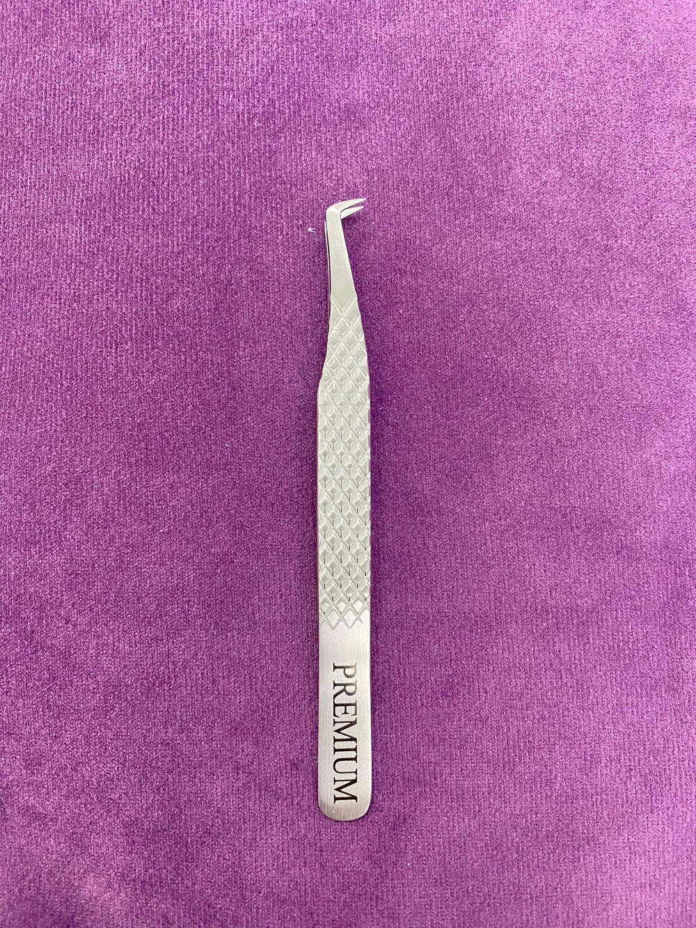 Пинцет Алины Чечель (A.Chechel) Premium с насечкой