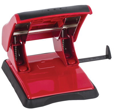 228603 Дырокол BRAUBERG "JET PRO" до 40 листов красно-черный