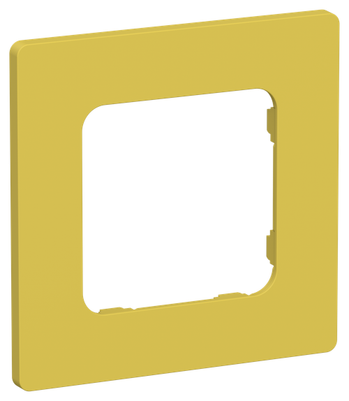 FLITE Рамка 1-местная РУ-1-К-ФлЖК желтый карри IEK