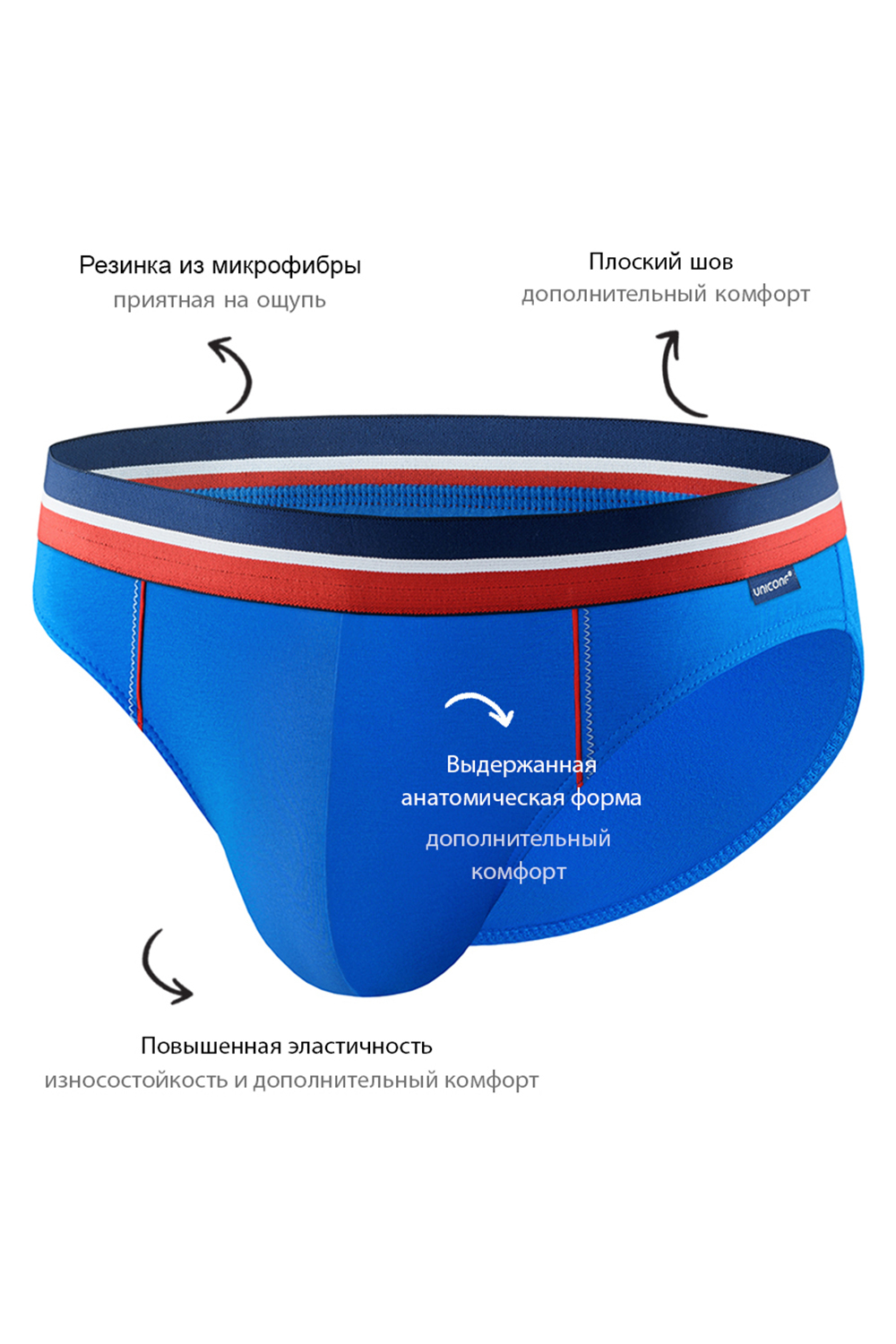 Мужские трусы NB48 Голубой Uniconf