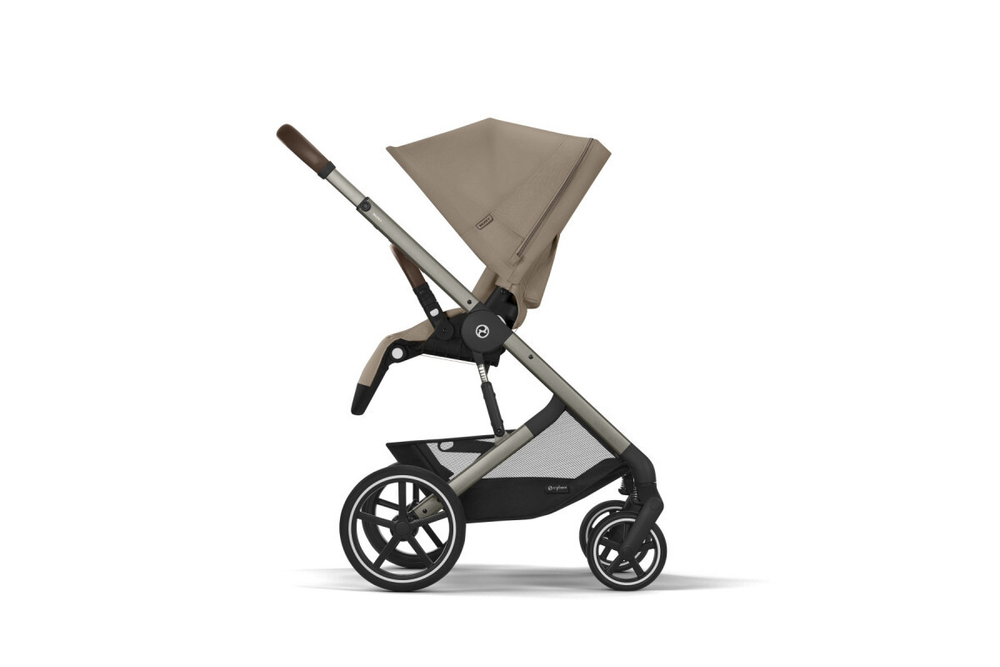 Коляска 2 в 1 Cybex Balios S Lux TPE 2025 (с дождевиками), Almond Beige