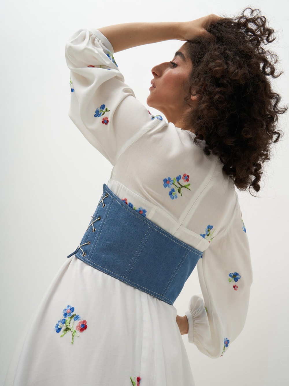 Корсет джинсовый PROVENCE, голубой