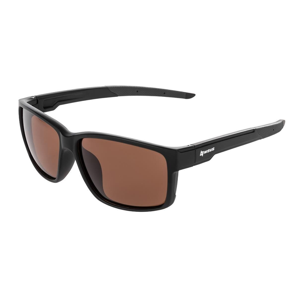 Очки поляризационные Nisus (N-OP-PF2015-C) (коричневый) в жестком чехле