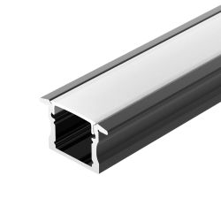 Профиль LINE-2315-F-2000 ANOD BLACK (Arlight, Алюминий) 044278