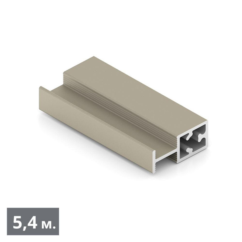 Рамка средняя плоская (5,40 м) шампань матовая SLIMLINE