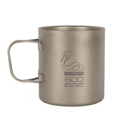 Титановая термокружка NZ Ti Double Wall Mug 600 ml TMDW-600FH