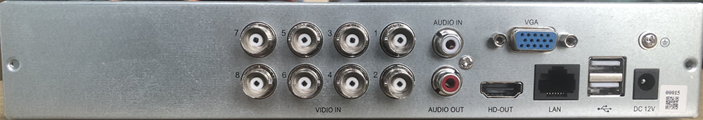 PX-XVR-CT8N1 (BV) гибридный 5 в 1 видеорегистратор, 8 каналов 5M-N*6к/с, 1HDD, H.265