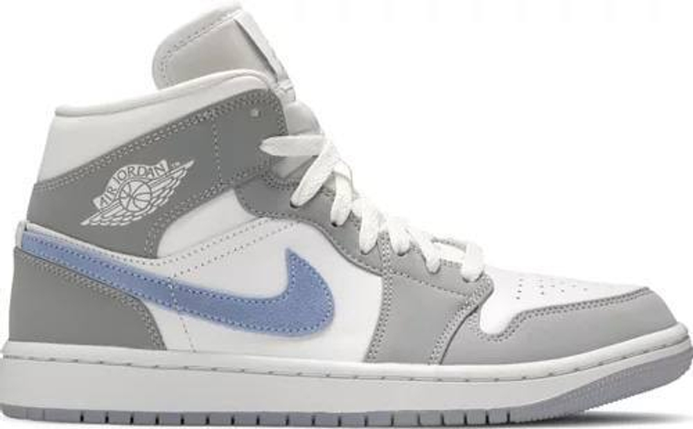 Air Jordan 1 Mid 'Wolf Grey Aluminum'