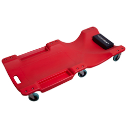 WDK-84068R Лежак ремонтный подкатной, пластиковый, красный