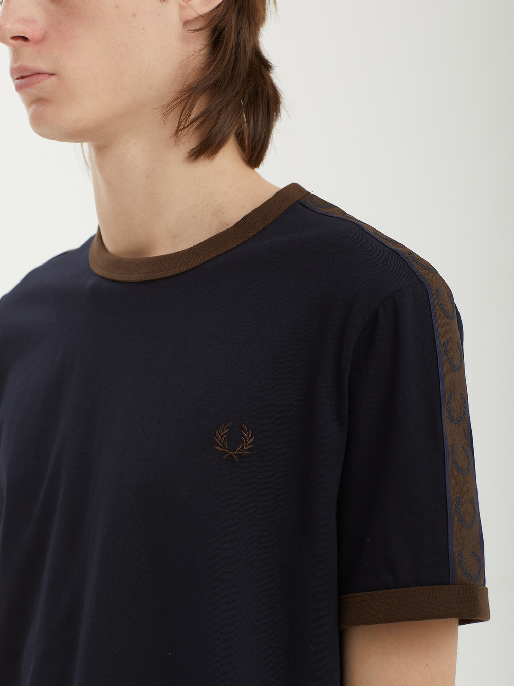 Мужская Футболка Contrast Tape Ringer