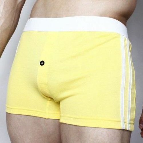 Мужские трусы домашние шорты с пуговицей Superbody Home Pants Yellow Button