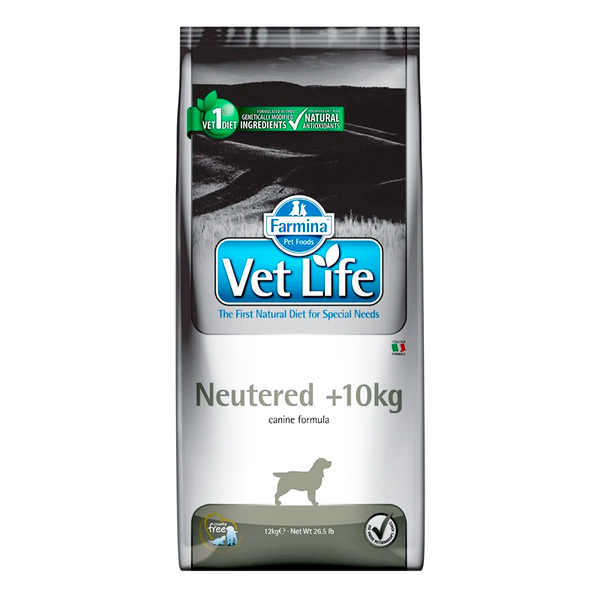 Сухой корм Farmina Vet Life Dog Neutered +10 kg для взр.стерилизов.собак с весом более 10 кг,12кг