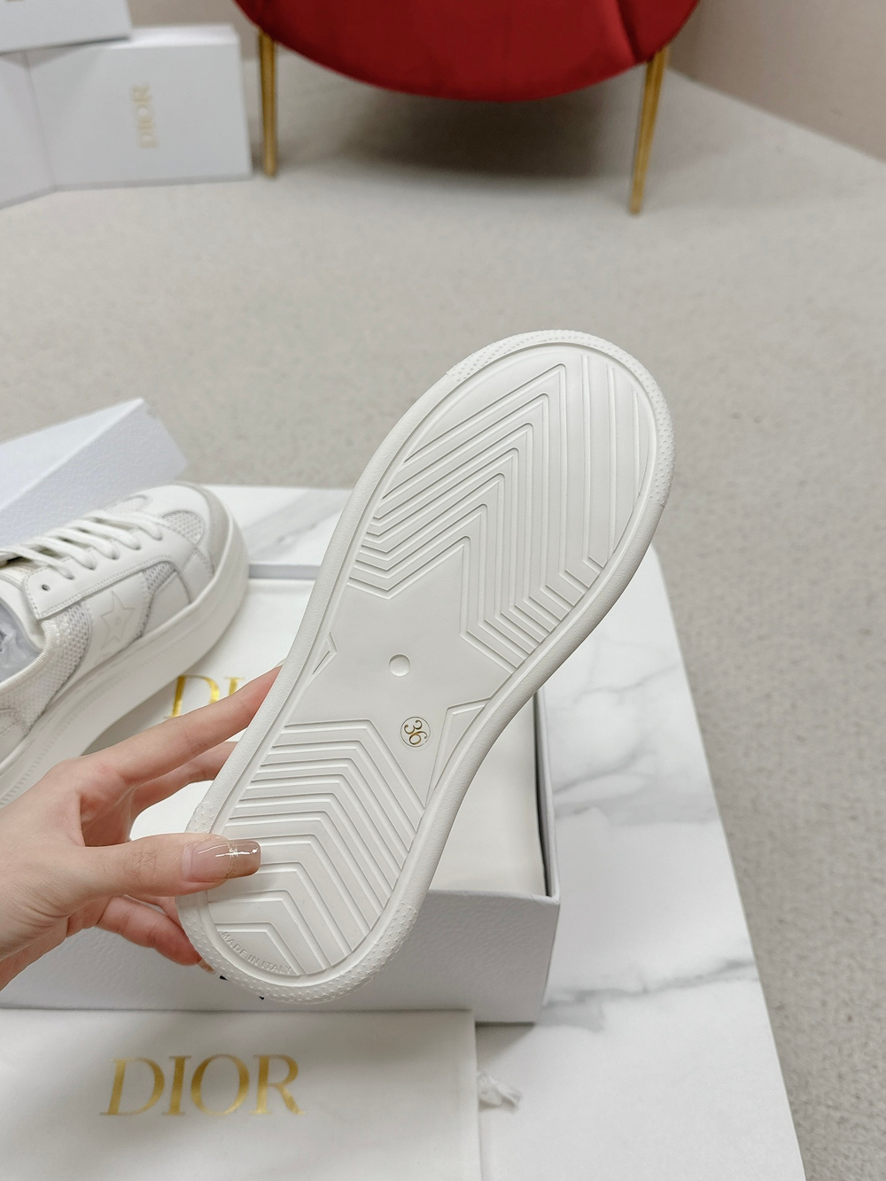 Christian Dior Star Platform Sneaker