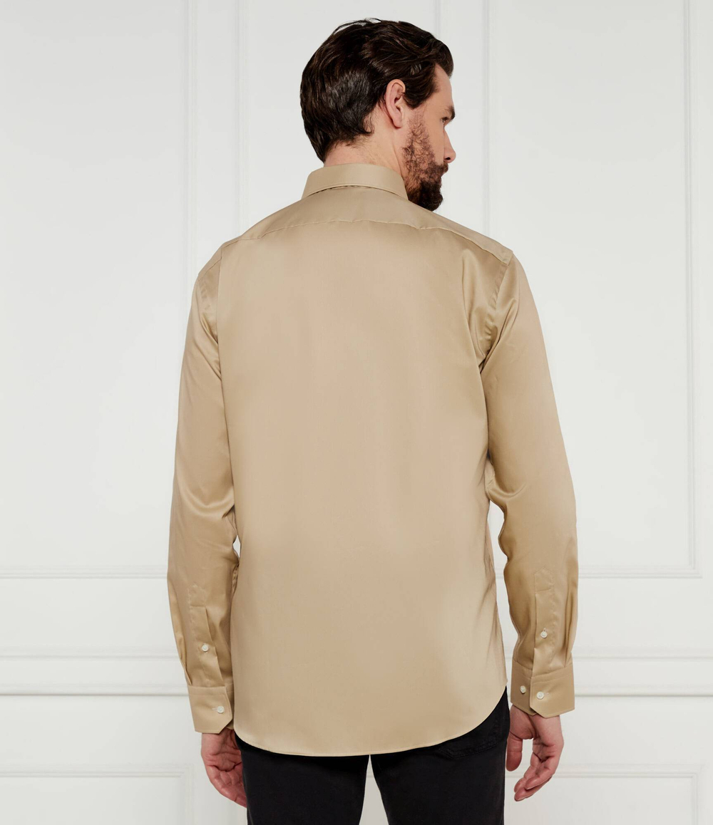 Рубашка H-JOE-kent-C3-214 BOSS BLACK - бежевый(50532877)