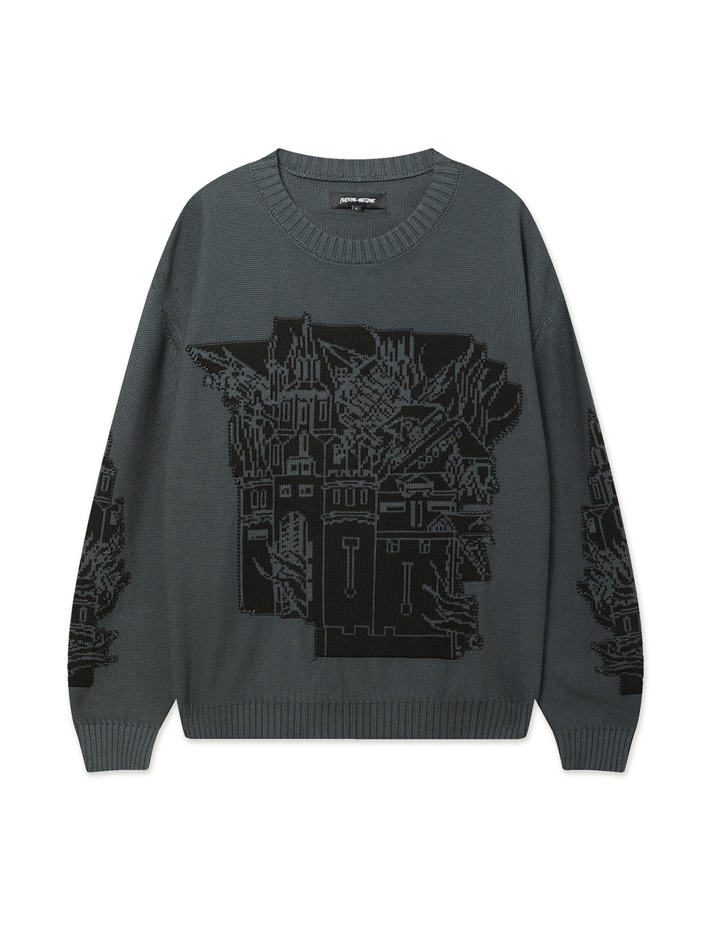 Мужской Свитер (Round-neck) Falling Castles