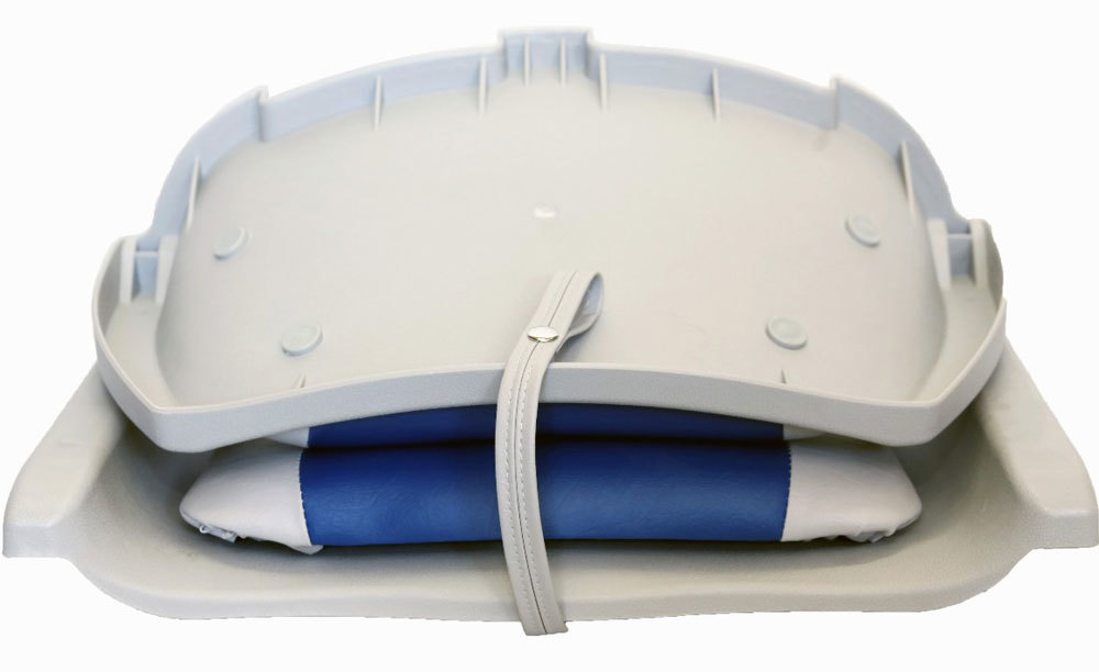 Кресло Folding - серый/синий