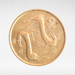 Cyprus, 2 Cents (Type 1 Coat of Arms), 1990, XF