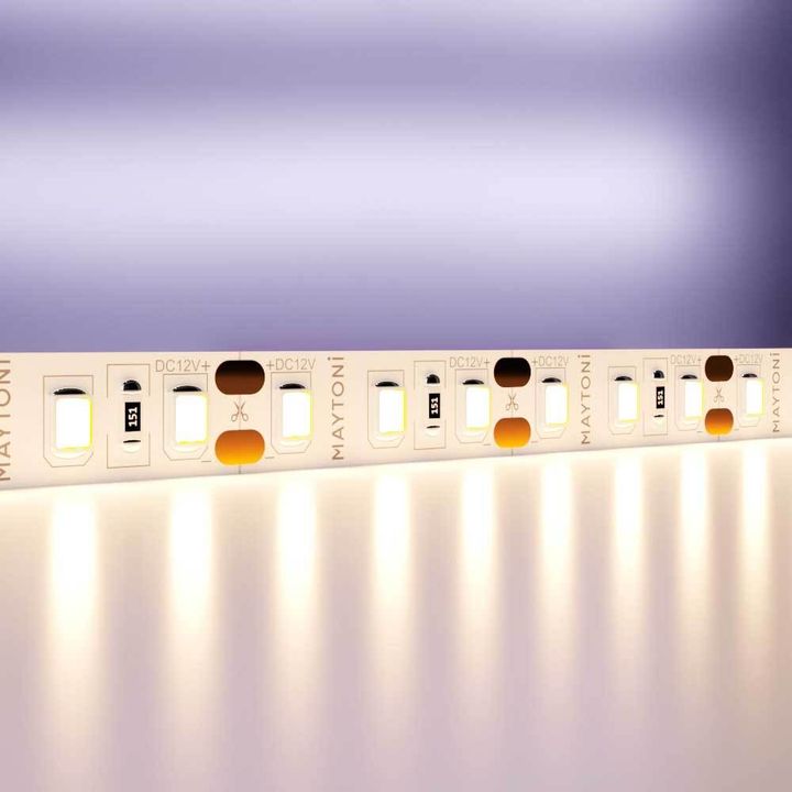 Светодиодная лента Maytoni Technical 9,6W/m 120LED/m 2835SMD теплый белый 5M 10108